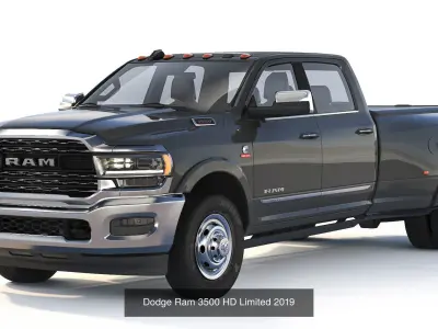 Collection of RAM pickups 3D Model Pack