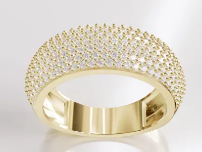 Jewelry Diamond Ring Model RG39 Free 3D print model