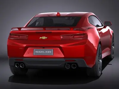 Chevrolet Camaro SS CG 2016 VRAY 3D model