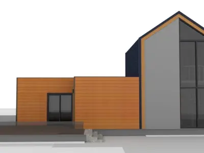 Modern house 3D model