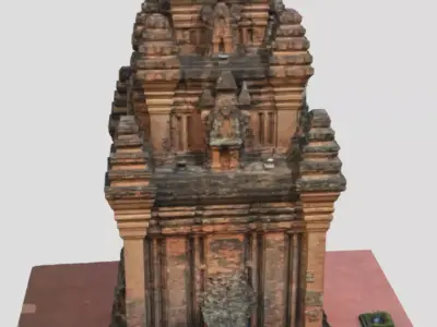 NHAN TEMPLE VIETNAM ORIGNAL SCAN  3D model