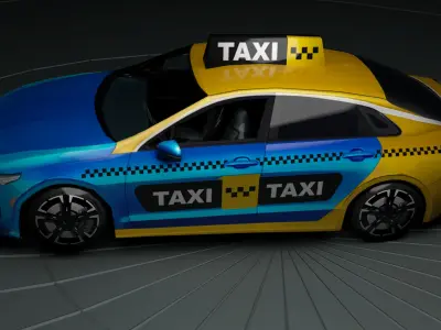 Kia Cerato Low-poly 3D model