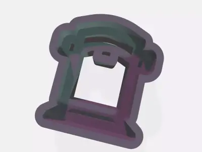 SET 10 KEYCHAINS 3D print models train car 3D print model