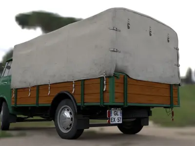 GOLIATH EXPRESS 1100 PICKUP 1957 3D model