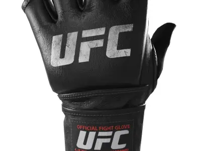 UFC Official Fight Glove Low-poly 3D model