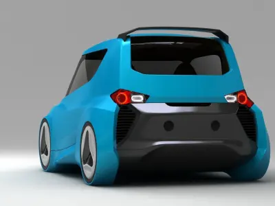 Kancil EV-4 3D model