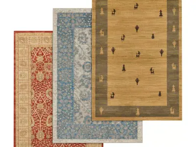 Rug Set 1751 3D model