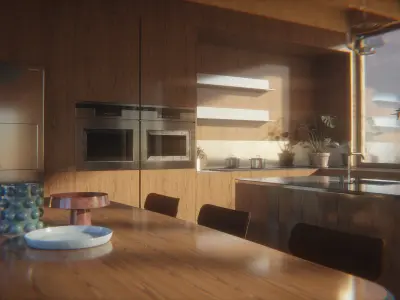 Living Room 3D model 30