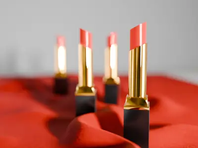 Luxe Lipstick 3D Model     Bold Design      Flawless Detail 3D model