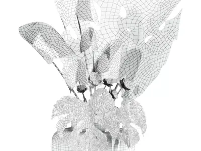 bouquet 3D model 18