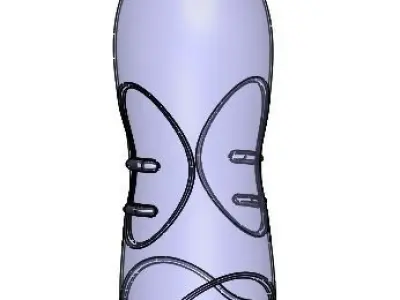bottle plastic 3D model