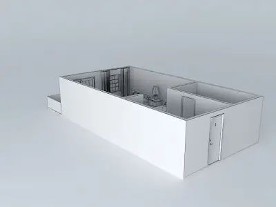 Luxury Hotel Room Free 3D model
