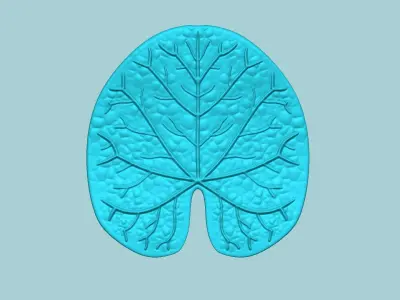 Judas Tree Leaf - Molding Artificial EVA Craft 3D print model