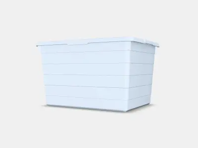 SOCKERBIT Box with lid 1 3D model