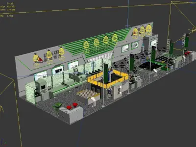 Exhibition - Area - 25X8-3DMAX2012-05 3D model