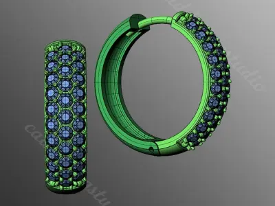 Earrings od28 3D print model