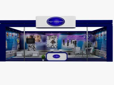 Booth Exhibition Stand a467c  3D model