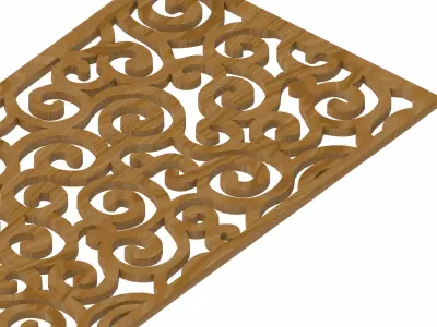 Decorative panel STL 3D model 17