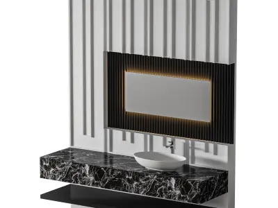 Luxury Bathroom 133 3D model