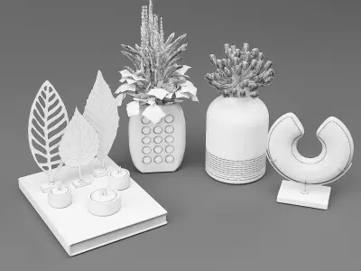 Luxter modeling-decorative set vol 4 3D model