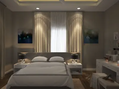 Restaurant Interior Design Project A94 DWG and Renders 3D model