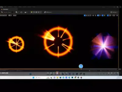 Three of My Unreal Engine 5 RAYS FX 3D model