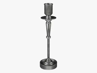 Candle Holder Low-poly 3D model