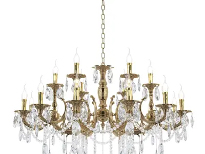 Chandelier Carisio E 1 1 18 200 GB 3D model