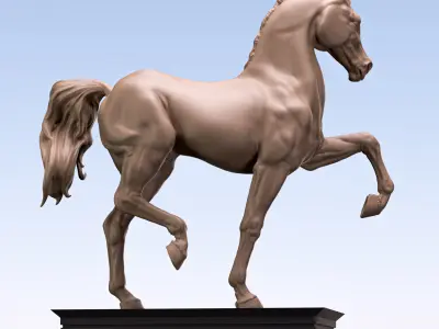 Arabian horse 3D print model 3D print model