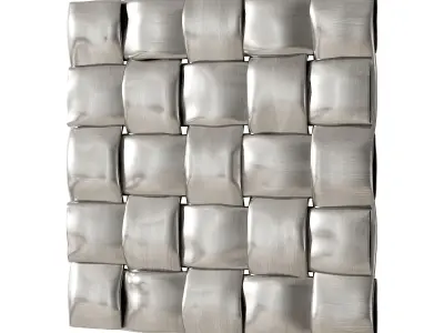 299 decorative wall art 15 wicker metal artwork 3D model