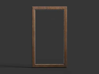 4K Old Windows Low-poly 3D model
