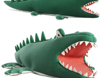 Crocodile Toy From Meri Meri 3D model
