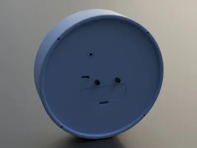 Clock 3D Model Customizable Low-poly 3D model