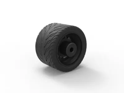 Sport wheel 8 3D print model