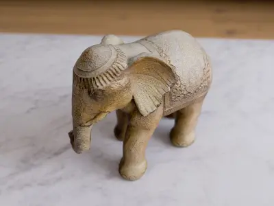Elephant Decoration 3D model