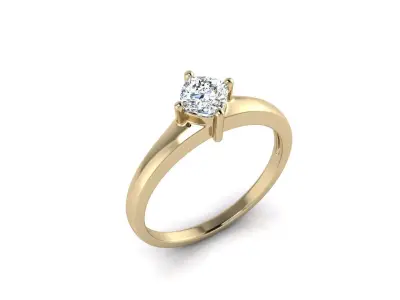 Jewelry diamond ring 3D print model