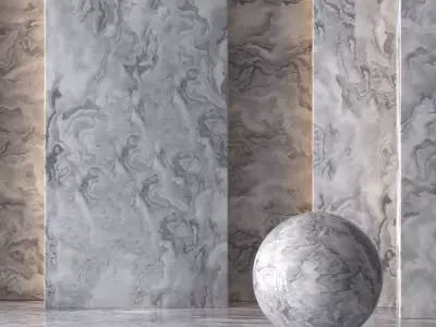 3 Marble Material 8K-Seamless-DrCG No 71 3D model