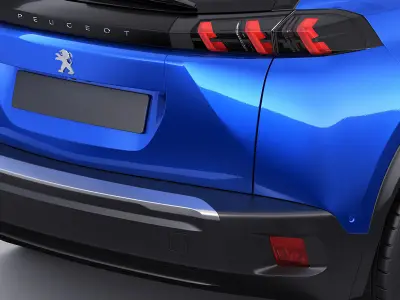 Peugeot e-2008 2020 3D model