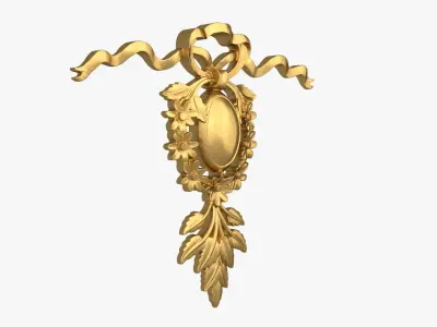 Classic decor ornament 219 3D model