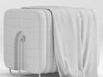 Rivers Stool By Mezzo Collection 3D model
