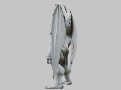 Hulk Gargoyle Game Asset Low-poly 3D model