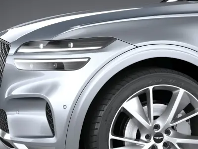 Genesis GV70 2020 3D model