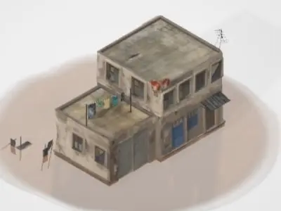 Moroccan OLD HOUSE 3D model