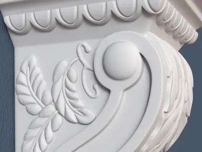 Decorative Corbel 3D model 15