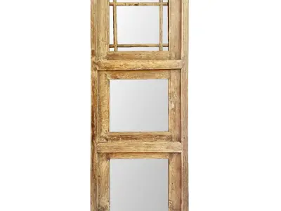 Old Agra Window Mirror 3D model