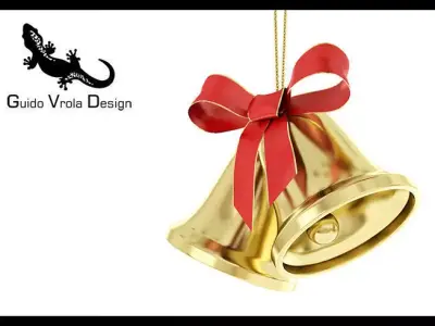 Christmas bells 3D model