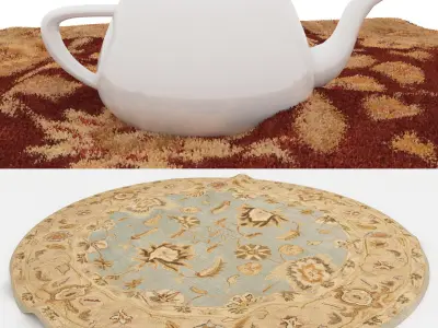 Rugs No 11 Low-poly 3D model