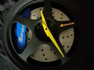 Mags Wall Clock Spoon 3D print model