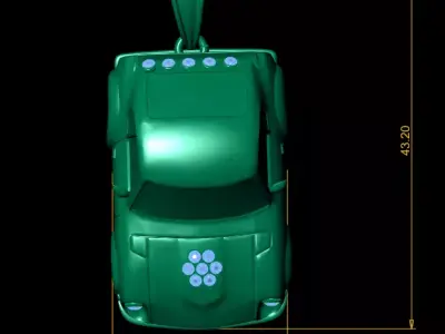 Urban Ride Car Pendant 3D print model