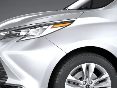 Toyota Sienna 2021 3D model